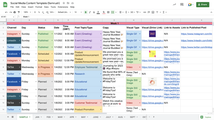 Developing a Social Media Posting Schedule